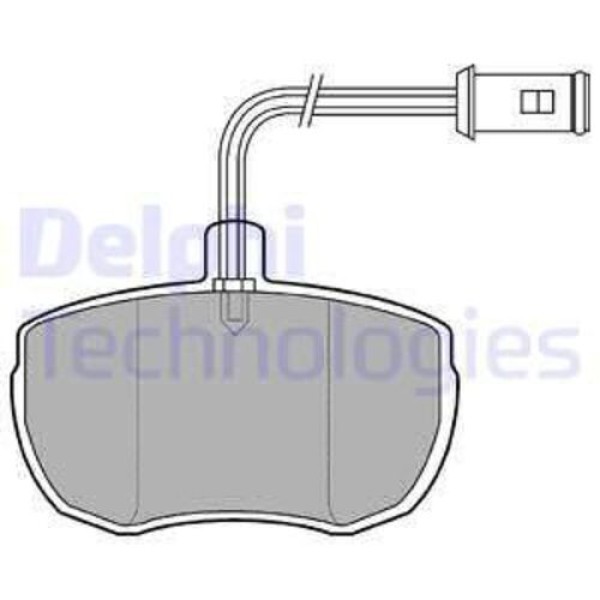 Delphi LP651 Fren Balatası Ön Discovery 89-97 33506764912