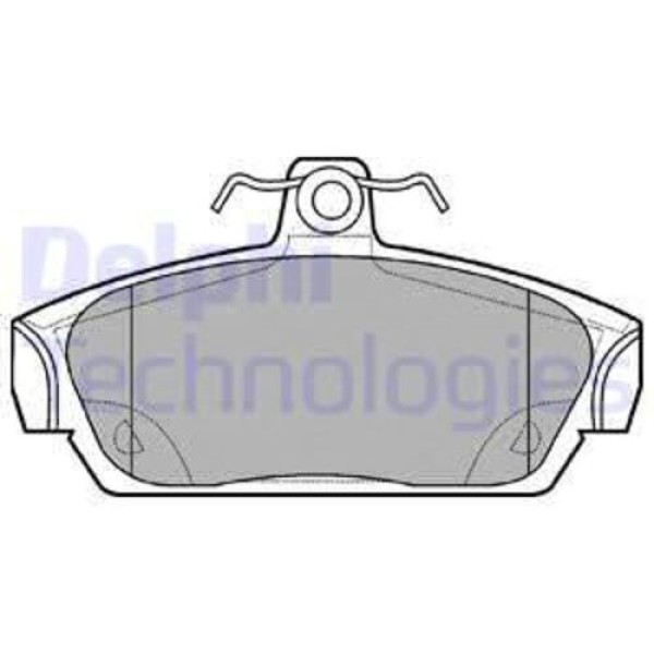 Delphi LP653 Ön Balata Rover MG Tf 115 120 135 160 02 Mgf Rd 1.6 1.8 95-02 Gdb859 Gdb1214 GBP90318