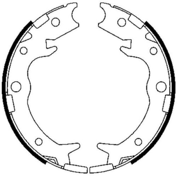 Delphi LS1900 Fren Pabuçu El Freni Honda Accord CRV Fr-V Legend Shuttle Stream 07 95