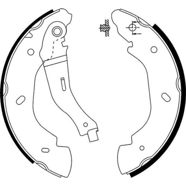 Delphi LS1915 Arka Fren Pabuçlu Balata Transit V184 01-06 V347 2.2TDCI 2.4TDCI 3.2TDCI 06-Önden Ceker 1227045