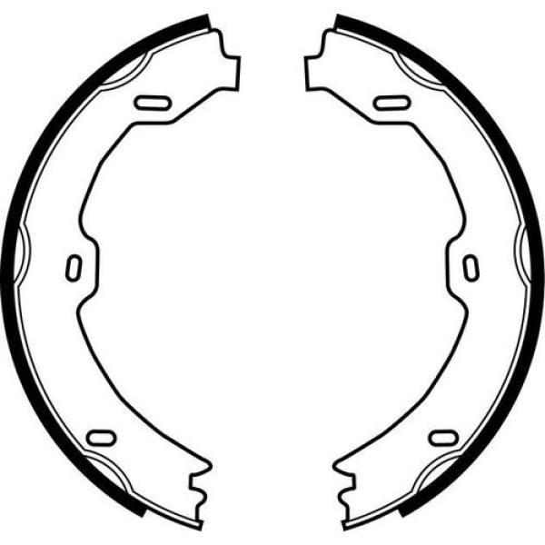 Delphi LS1923 Fren Balatası Arka Park Freni Pabuçu W220 98-05 C215 99-05 A2204200520 
