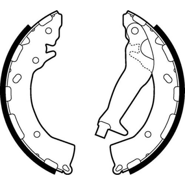 Delphi LS2010 Arka Fren Balatası Pabuç i20 1.2 08- 583500PA00 