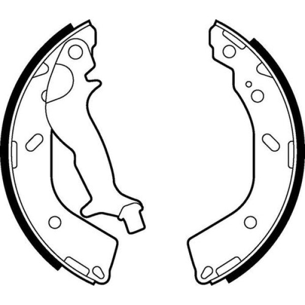 Delphi LS2027 Fren Pabuçu Arka Hyundai Getz-Wıhtout ABS 09 02 