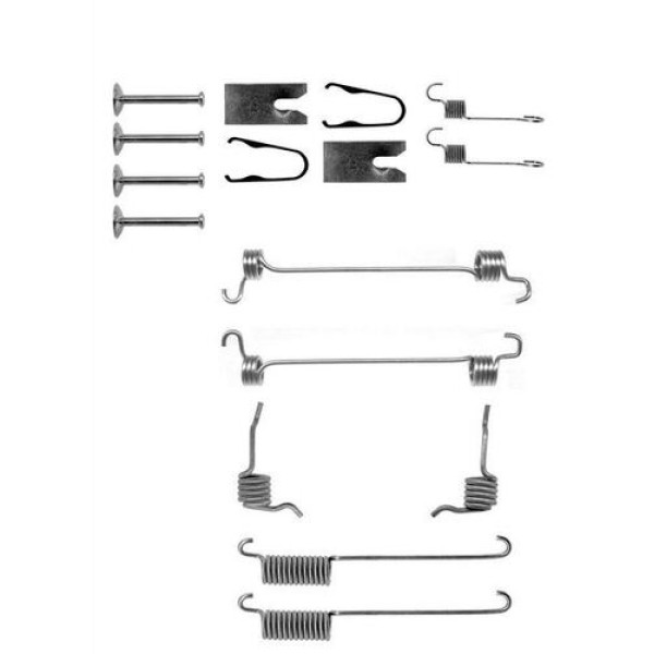 Delphi LY1300 Fren Pabuç Montaj Takımı Arka Ford Escort Fiesta Fiesta Van Ka Puma Mazda 121 08 90 01 01