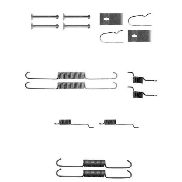 Delphi LY1307 Fren Pabuç Montaj Takımı Arka Nissan Almera 02 00 