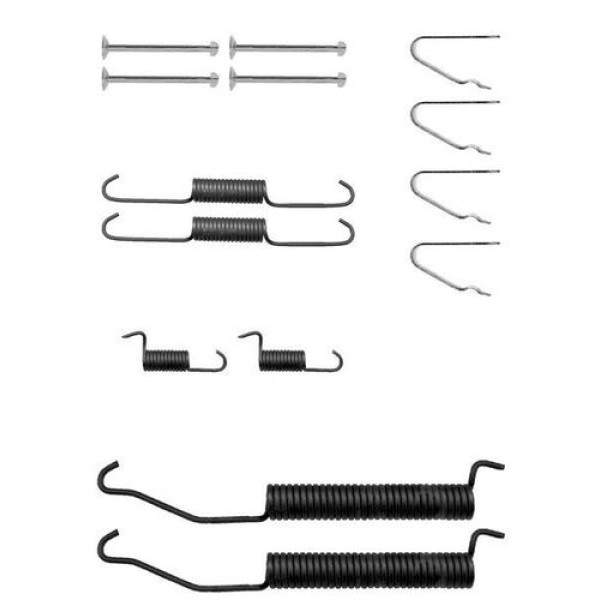 Delphi LY1308 Fren Pabuç Montaj Takımı Arka Ford Ranger Mazda B2200 B2500 B2600 Bt-50 99