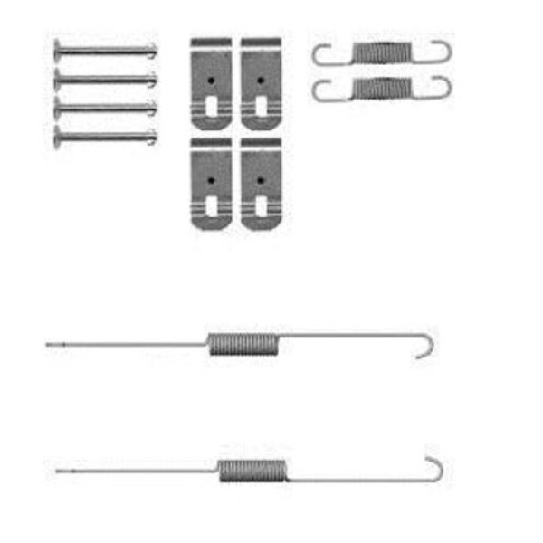 Delphi LY1382 Fren Pabuç Montaj Takımı Arka Mitsubishi L200 05 05 4600A106 