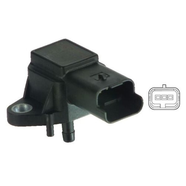 Delphi PS10134 Basınç Sensörü Emme Manifold C1 C2 C3 C3 II C3 Pluriel Nemo Bipper 107 206 207 206 T3E Plus DV4Td 1920.7T 