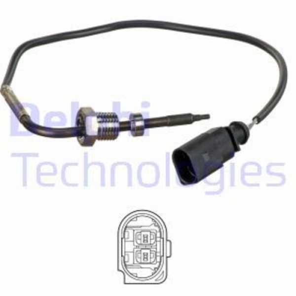 Delphi TS30140 Egzoz Sıcaklık Sensörü Turbo Sarj Öncesi Sdc Code G235 Touareg 03-10 A4 A6 05-12 A5 09-12 Q7 07-14 059906088A