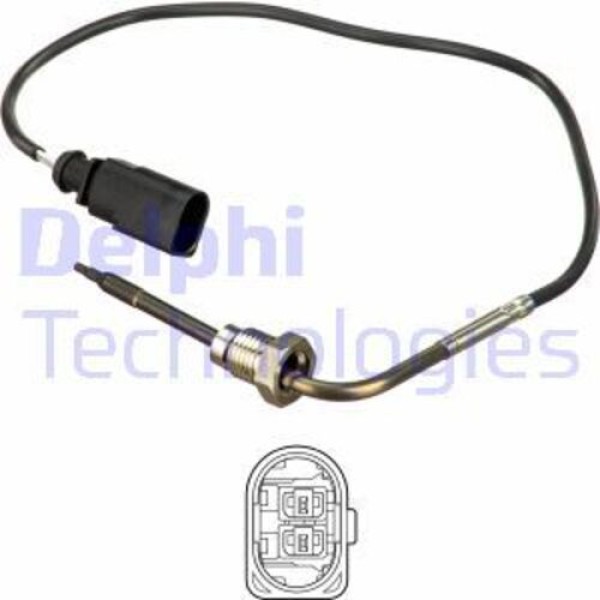 Delphi TS30178 Egzoz Sıcaklık Sensörü Dizel Partikül Filtresi Ön A6 05-11 A8 04-9 038906088A