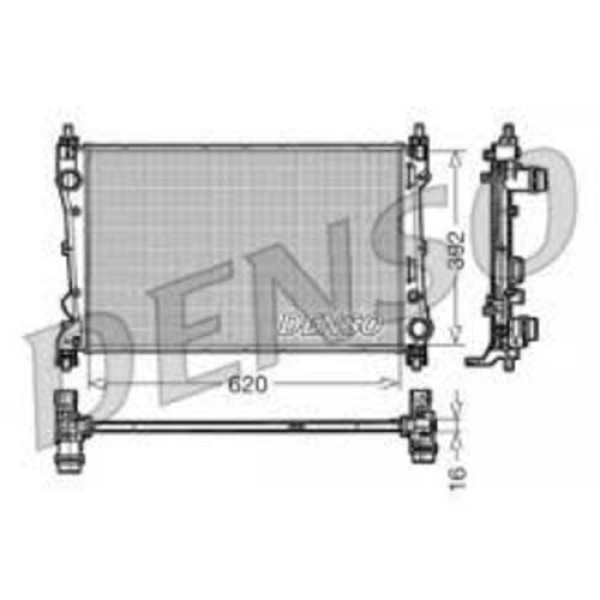 Denso DRM09113 Motor Radyatörü Doblo III 1.3 1.4 Klimalı Orjinal 51808364 