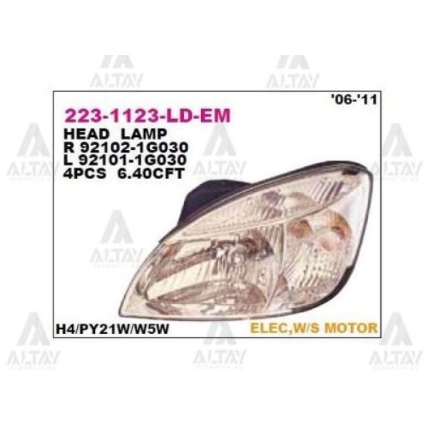 Depo 2231123RLDEM Ön Far Sağ Rio 05-10 921021G030