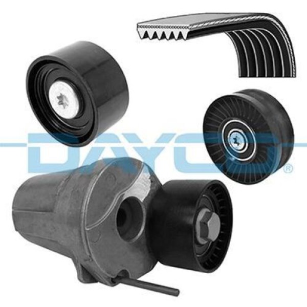 Dayco KPV810 V Kayış Gergi Seti BMW E81 E87 E88 E90 E60 F01 E84 E70 N47 N57 6PK1599 11287800333 