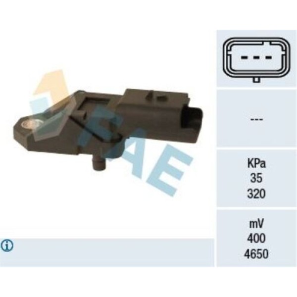 FAE 15107 Gaz Kelebek Sensörü Fiesta 11-B Ma13-Courırer 13-Euro C5 Citroen C6 2.2 HDI C5 2.2 HDI AV2Q12T551AA