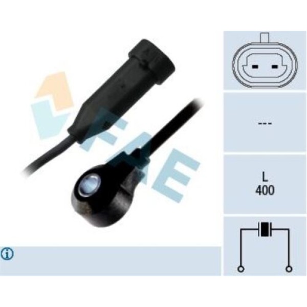 FAE 60225 Vuruntu Sensörü X16XEL Astra F Vectra B Corsa B 6238370