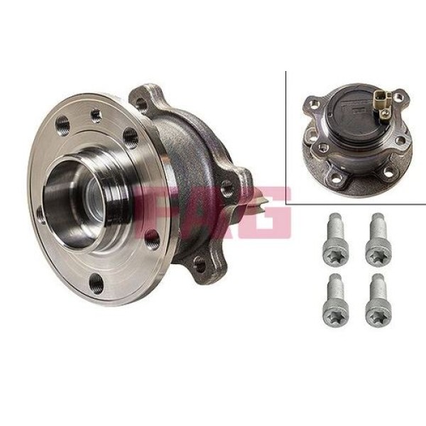 FAG 713660580 Arka Teker Poryası ABS Sensörlü 5 Delikli Volvo XC60 T5 T6 13 XC60 D3 D4 10 16 30760190