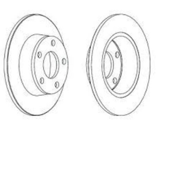 Ferodo DDF1190C Arka Fren Aynası Audi A6 2.4 2.5TDI 2.8 3.0 Quattro 04-07 4B0615601A