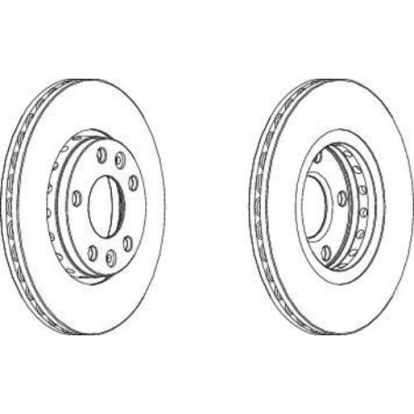 Ferodo DDF1728 Ön Fren Aynası Diski Fluence Megane III Scenic III Laguna III Duster 1.2 1.4 1.5DCI 1.6 2.0 5 Bijon 280mm DACIA
