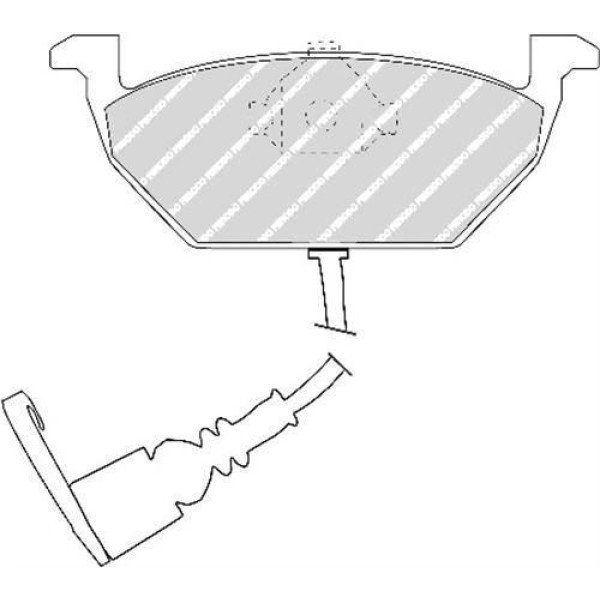 Ferodo FDB1398 Fren Balatası Ön Caddy Altea 04-15 Golf V VI A3 Octavia 04-13 Jetta 06-11 Leon 06-13 Toledo 05-09 Yeti 10-18 Yeni Numara 1K0698151K 