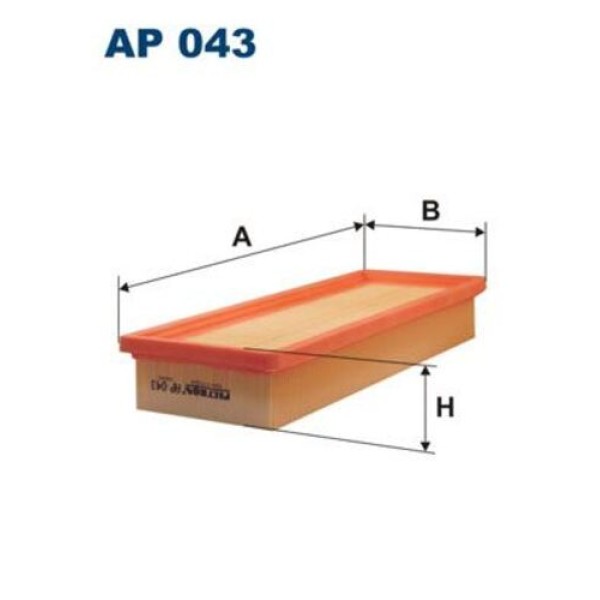 Filtron AP043 Hava Filtresi Fiat Duna-Fiorino-Innocentı Elba 7634041 