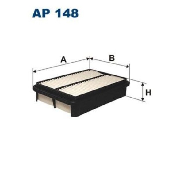 Filtron AP148 Hava Filtresi Totota HiIux 2.4 1989-2005 Aslancer Outlander 1.8 DID 2010- 1607673380 