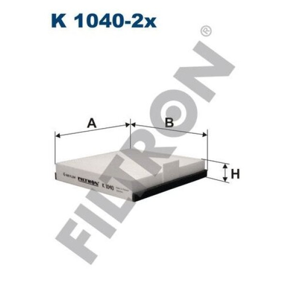 Filtron K1040-2X Polen Filtresi Renault 6025370624 