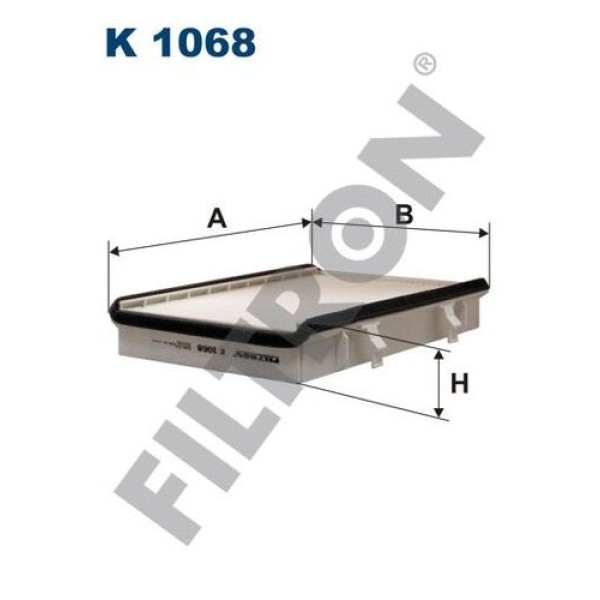 Filtron K1068 Kabin Filtresi Volkswagen Passat 3A2 5 35I 1.8 90Hp 02 88-05 97 357091700