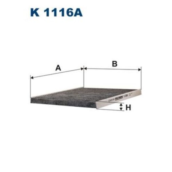 Filtron K1116A Kabin Filtresi Alfa Romeo 165 A0009060922 