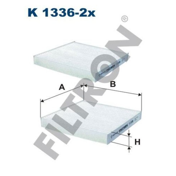 Filtron K1336-2X Polen Filtresi BMW X3 F25 X4 F25 64319237158