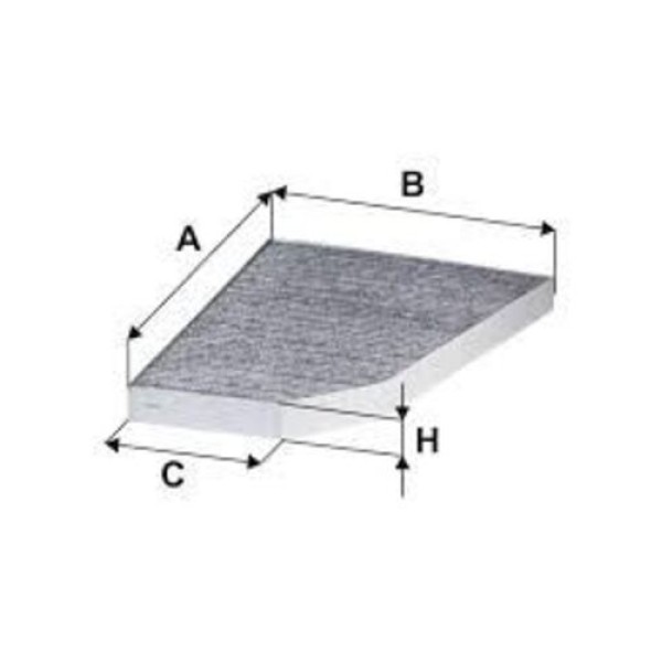 Filtron K1365A Polen Filtresi Tesla X 103904200B 