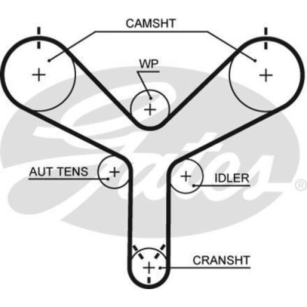 Gates T298 Triger Kayışı 211X340 Lexus Gs300-400 4.0 32V 96-00 Sc430 4.3 01 Toyota Land Cruiser 4.7 Ct1147 1356859095