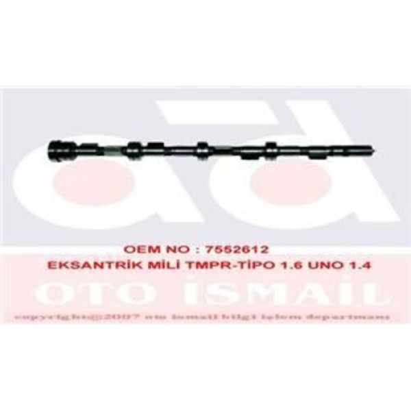 Gemsaft FTTMP01 Eksantrik Mili Tempra Tipo Uno Sl1.4 1.5 7552612 