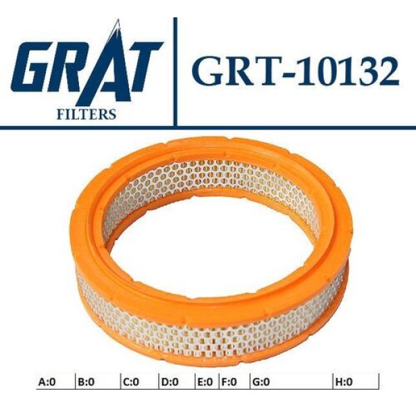 Grat 10132 Hava Filtresi İç-Dış Telli M130 4363560 