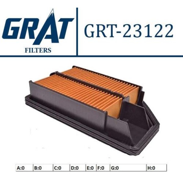 Grat 23122 Hava Filtresi Honda City 1.3-1.5-1.4 05- 17220REAZ00 