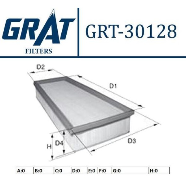 Grat 30128 Hava Filtresi B37-B38-B47-B48-F40-F44-F45-F46-F48-F39-F56-F55-F54-F57-F59 13718513944 
