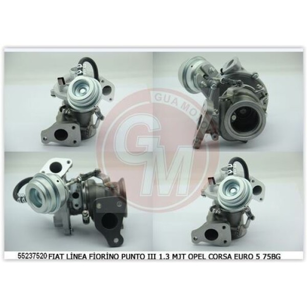 Gua 40663 Turbo Sarj Linea Fiorino Punto III 1.3 Multijet Opel Corsa Euro 5 75Bg 55237520 