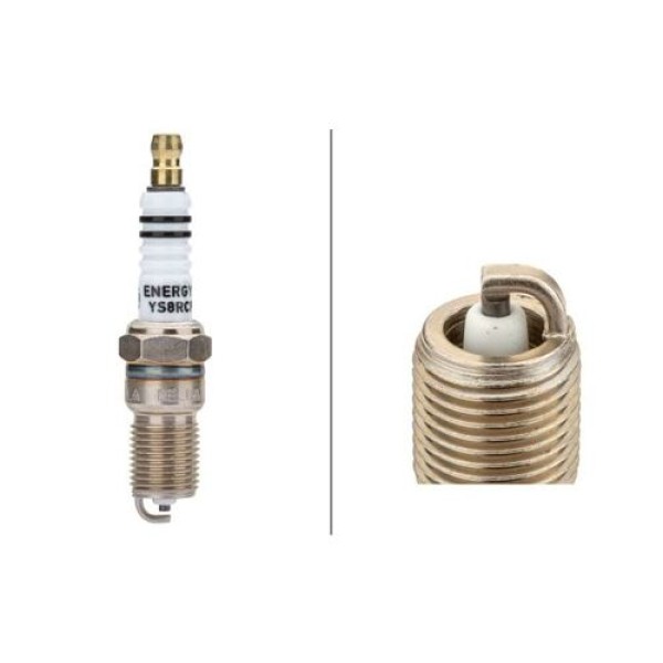 Hella 8EH188704251 Ateşleme Bujisi Ys8Rcp-8U Mercedes M102 M103 W201 W123 W124 W126 Renault 129 W460 W461 W463 A0031590603