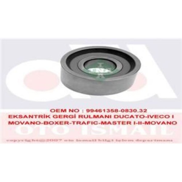 Ina 531055710 Eksantrik Gergi Rulmanı Jumper II Boxer II Ducato II 2.8HDI 03 06 Master I II Movano Eksantrik Gergi Makara 25D Movano 99461358 