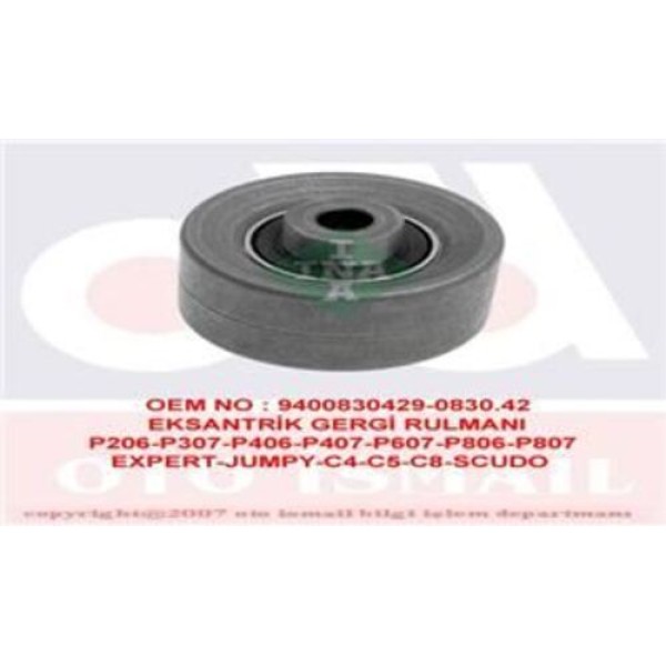 Ina 532028910 Eksantrik Gergi Rulmanı 206 P307 P406 P407 P607 P806 P807 Expert C4 C5 C8 Evasion Jumpy Xsara Scudo 0830.42 