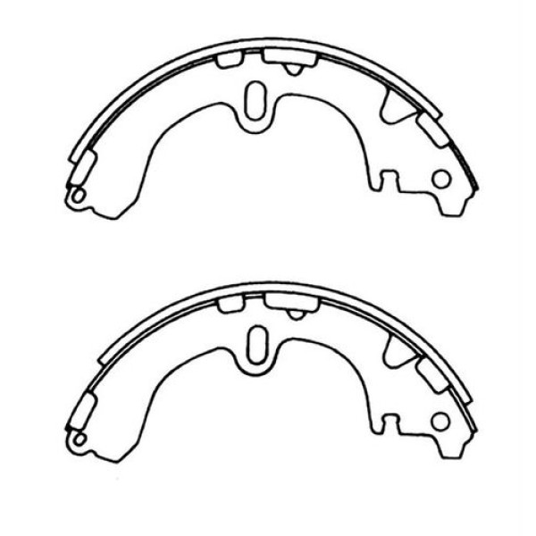 Ioto -10101-30203 Fren Balata Takımı Arka Kampana Corolla AE92/AE101 1988-2001 404712061 