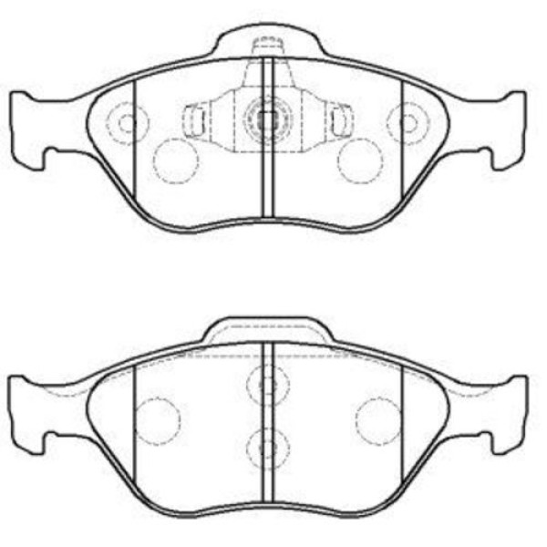 Ioto -10103-30204 Fren Balata Takımı Ön Sımlı Yaris 1.0/ 1.3/ 1.4 D-4K Fransa Modelı 2006- 446552200