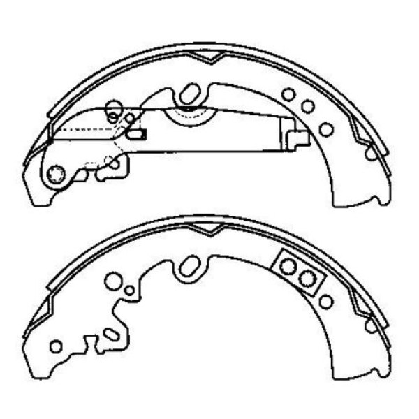 Ioto -10104-30207 Fren Balata Takımı Arka Kampana Hilux Vigo 4x4 2005-2015/ Hilux Vigo 2.4D 16V 2016- 044950K050