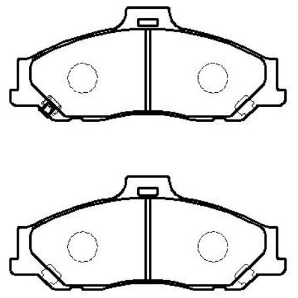 Ioto -10804-30203 Fren Balata Takımı Ön Sımlı Mazda B2500 2001-2003 Ford Ranger 1998- 2M342001FA