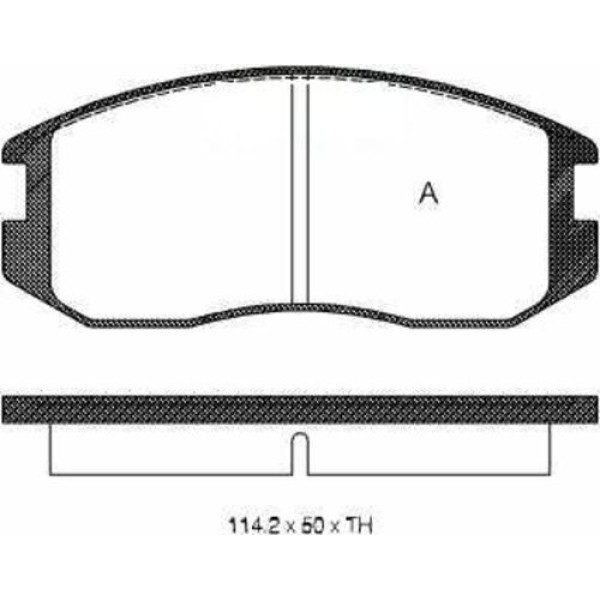 Ioto -11301-30201 Fren Balata Takımı Ön Sımlı Terios 1997- 04465-B4010