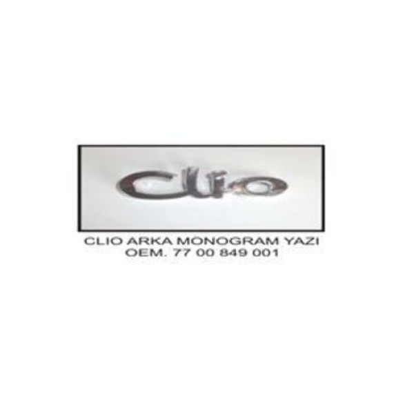 Kaya 354 Arka Yazı Clio 7700849001 