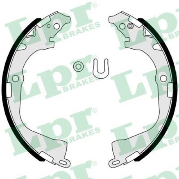 LPR 01011 Arka Fren Kampana Balatası Amarok 2.0TSI TDI 10- 2H0698525