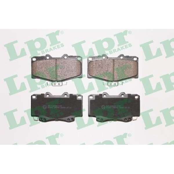 LPR 05P058 Ön Fren Balatası Toyota HiIux 1988-2000 Ln 106 4x4 2009-Land Cruiser 1996- 446535031