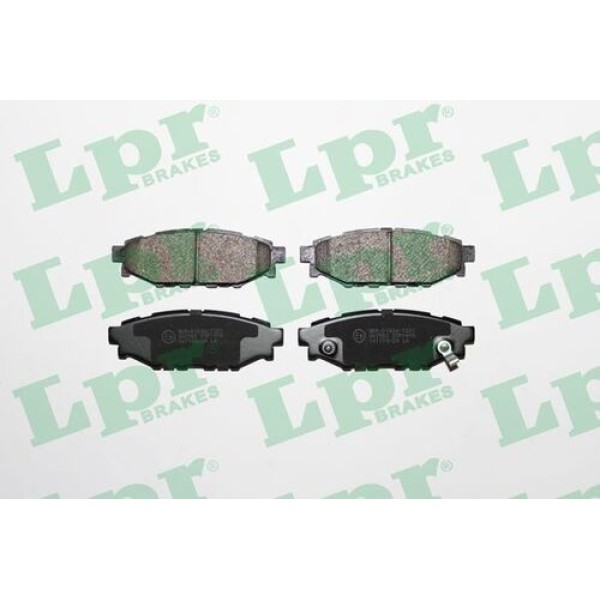 LPR 05P1408 Arka Fren Balatası Forester 2.0 2.5 09-12 Impreza 08-12 Outback 03-11 Legacy 03-10 26696AG000 