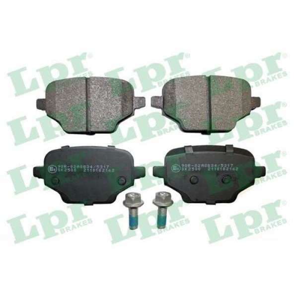 LPR 05P2162 Fren Balatası Arka Partner-Rifter-Berlingo 1.5HDI-1.6HDI 18- 1635254980