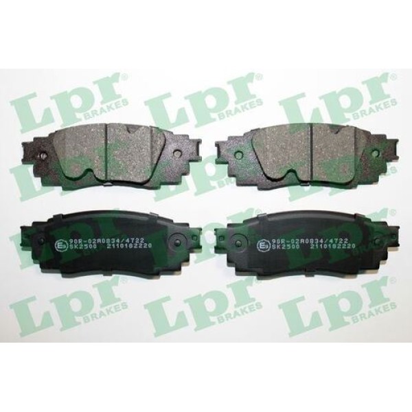 LPR 05P2220 Fren Balatası Arka C-HR 16-Camry 17-RAV4 V 18-Lexus Es 18-R15-U18- 446633220